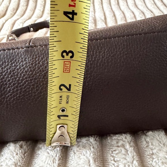 Coach Penelope Shopper Tote Brown Pebbled Leather Shoulder Bag F14686 - Picture 13 of 16